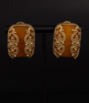 18k Gold Plated Vintage Irregular Exquisite Earrings