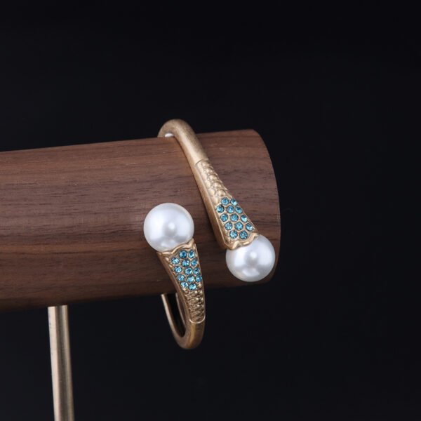 18K Gold Plated Round Retro Unique Bangle