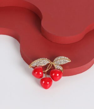 18K Gold Plated Vintage Lion Unique Brooch