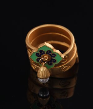 18K Gold Plated Vintage Unique Exquisite Earrings