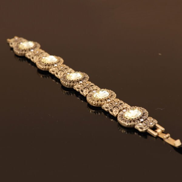 18k Gold Plated Round Retro Exquisite Bracelet