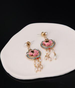 18K Gold Plated Vintage Irregular Shape Earrings