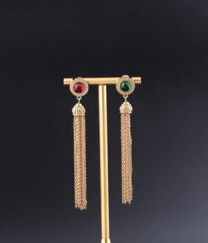 18k Gold Plated Tassels unique Exquisite Earrings
