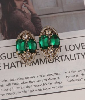 18k Gold Plated Vintage Irregular Elegant Earrings