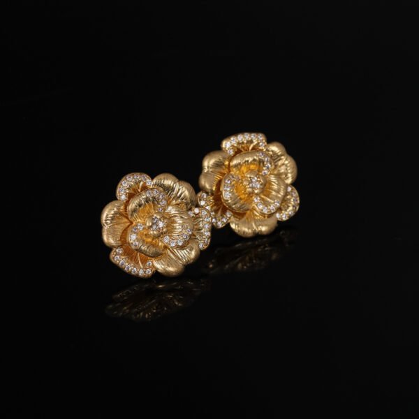 18k Gold Plated Irregular Exquisite Exquisite Earrings