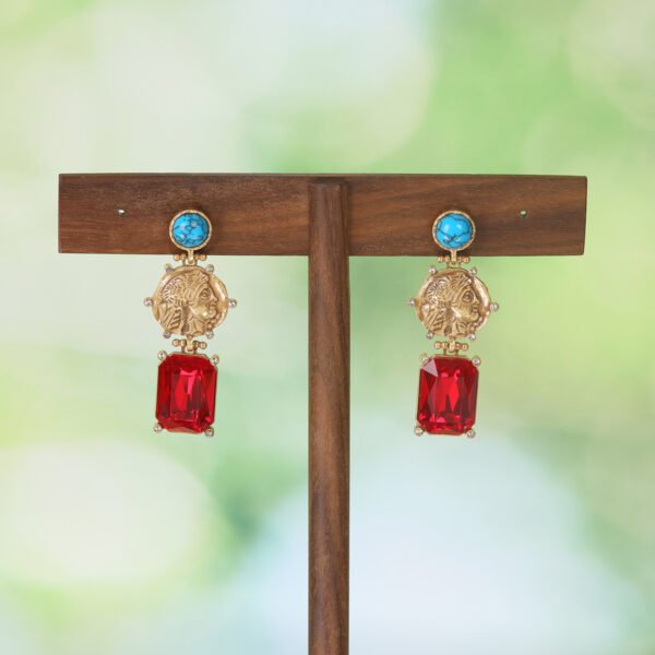 18K Gold Plated Irregular Shape Exquisite Earrings