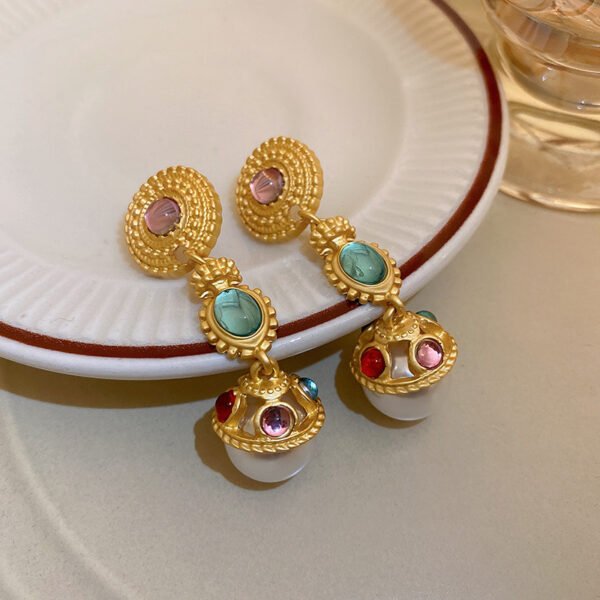 925 Sterling Silver Post Color Earrings