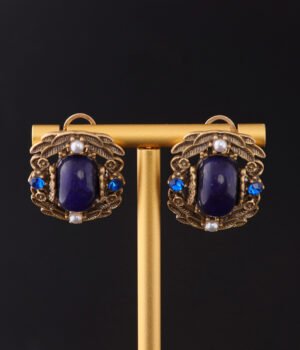 18k Gold Plated Vintage irregular Exquisite Earrings
