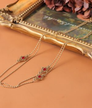 18k Gold Plated Vintage Gourd Unique Necklace