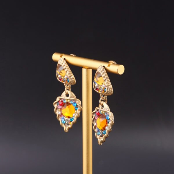 18K Gold Plated Irregular Shape Elegant Earrings