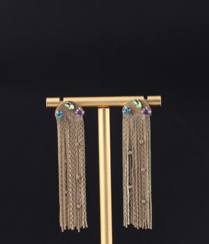 18k Gold Plated Vintage Tassel Exquisite Earrings