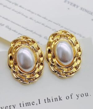 Vintage Inlaid Earrings