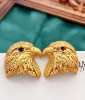 Animal Eagle Head Vintage Earrings