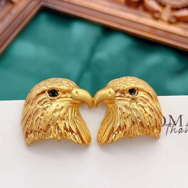Animal Eagle Head Vintage Earrings