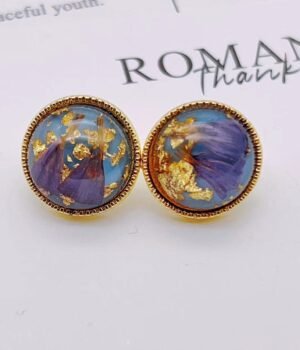 Dried Flower Vintage Small Earrings