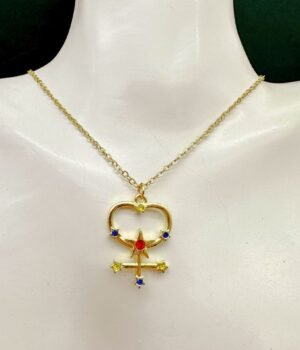 Gold Color Diamond Constellation Necklace Clavicle Chain